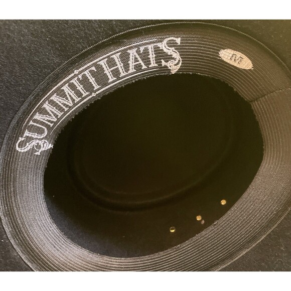 Summit Hats Cowboy Men’s Hat Black Medium - Picture 5 of 6